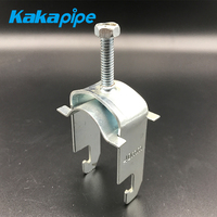 Colliers de serrage pour câbles de fabrication de tuyauterie 3/4'' 3/8'' personnalisés Unistrut en une seule pièce en métal