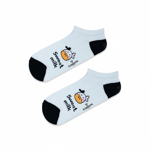 Chaussettes de sport pour filles Patik, respirantes, sans couture, en nylon, transparentes, motif coloré de dessins animés, taille unique, pour usage quotidien - Product Image 2