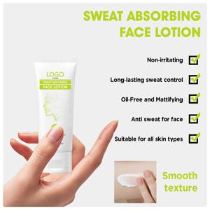 Lozione <span class=keywords><strong>Viso</strong></span> Assorbente Sudore Antitraspirante Controllo Olio Lunga Durata Rinfrescante Pelle Sensibile Fronte e Zona a T 50ml Ingrosso - Product Image 3