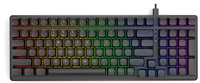 Clavier de jeu mécanique BT sans fil arabe russe Triple Modes pour ordinateur portable