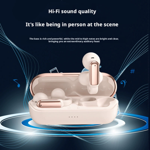 Nuevos Auriculares Inalámbricos E62 OWS con Clip <span class=keywords><strong>para</strong></span> Oreja, BT 5.3, Ultraligeros, IPX3, Deportivos, <span class=keywords><strong>para</strong></span> Correr y Ciclismo, con Cancelación de Ruido - Product Image 3