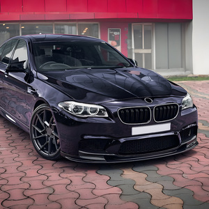 Bmw 5 Series F10 F11 Led Grille Black Horizontal Bars With Lights Front Bumper Modification - Product Image 2