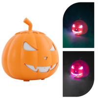 Projecteur LED Citrouille 800W avec Machine à Brouillard, Enceinte Bluetooth et Télécommande pour Fêtes, Décoration d'Halloween et Mariages