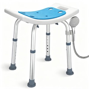 Tabouret de douche Concord, hauteur réglable 35,6-48,8 cm, antidérapant pour la sécurité dans la salle de bain - Product Image 2
