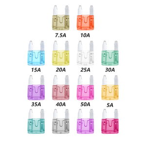 Nhỏ xe cầu chì cắm cho xe <span class=keywords><strong>mini</strong></span> sắc nét chân ATS cầu chì 1A 2A 3A 4A 5A 7.5A 10A 15A 20A 25A 30A 35A 40A tấm kẽm - Product Image 3