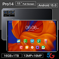 Tablet Pro 14 11-Inci Dynasty 16GB+1TB 108MP 8000mAh 4G Dual SIM+TF MTK Wi-Fi Baru
