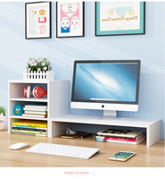 Support d'ordinateur de bureau pour bricolage, étagère de base de stockage pour moniteur, rehausseur de hauteur, vente en usine