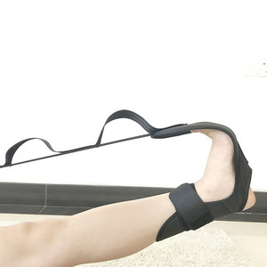 Lower Limb Stretching Traction <b>Belt</b> For Rehabilitation Yoga Fitness Training Black - Product Image 1