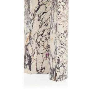 <span class=keywords><strong>Table</strong></span> <span class=keywords><strong>console</strong></span> de luxe en marbre violet naturel Calacatta Viola italien, bureau d'entrée moderne, décoration de hall - Product Image 4