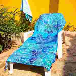 High Quality Eco Friendly Quick Dry Custom <b>Printed</b> <b>Extra</b> <b>Large</b> Thick Sand Free Microfibre Towel Hawaiian Beach Towels - Product Image 2