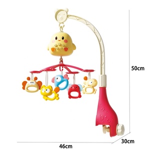 Bao Han Bé Mới Đa Chức Năng Ngủ Động Vật Giường Chuông Âm Nhạc Đồ Chơi Bé Điện Xoay Giường Treo Đồ Chơi Cho Bé - Product Image 5