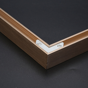 KAIYA Boîte ronde en alliage d'aluminium, cadre de miroir, tréfilage métallique décoratif, cadre en aluminium, cadre de miroir <span class=keywords><strong>photo</strong></span>, <span class=keywords><strong>profil</strong></span> de ligne - Product Image 3