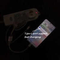 Cables de teléfonos móviles de carga de cabeza múltiple de viaje portátil 8 pines micro USB tipo C 3 en 1 cables