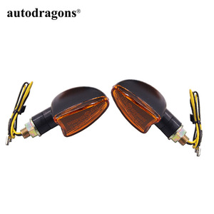 4pcs Amber Motorcycle Motorbike Transparent Covering Signal Indicators <b>Light</b> Bulb - Product Image 5