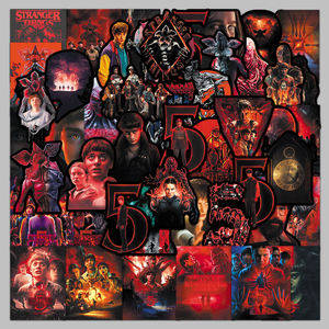 50 Piezas <span class=keywords><strong>de</strong></span> Pegatinas Personalizadas <span class=keywords><strong>de</strong></span> la Serie <span class=keywords><strong>Stranger</strong></span> <span class=keywords><strong>Things</strong></span> Temporada 5, Creativas, Modernas y <span class=keywords><strong>de</strong></span> Fantasía, para Diarios y Dispositivos <span class=keywords><strong>de</strong></span> Juego, Gran Venta <span class=keywords><strong>de</strong></span> Fábrica - Product Image 5