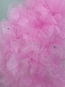 Toile de fond créative lisse en forme de papillon, en tissu maillé rose, support mural pour événements de mariage - Product Image 4