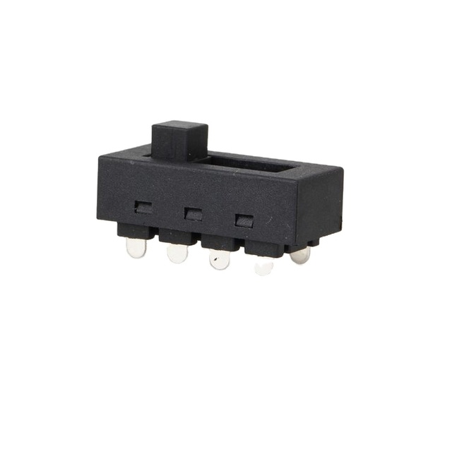 Free Sample SS-23L10 Jialong Brand Mini Slide Switch 8-Pin 3-Way Door Light 2P3T Function 0.5A Max Voltage 50V CCC CE Rohs
