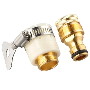 Adaptadores universales de grifo de manguera de 15-23mm, Conector de grifo de plástico duradero para manguera de agua de jardín, accesorio de tubería, herramienta de riego para jardín - Product Image 3