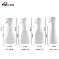 Emballage personnalisé, bouteille de pulvérisation de mousse de savon vide en plastique bleu pour le nettoyage ménager, 500 ml
