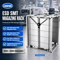 Leenol Factory Direct - Porte-revues ESD SMT entièrement en alliage d'aluminium réglable pour atelier d'assemblage électronique