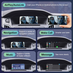 Видеоинтерфейс Carabc для <span class=keywords><strong>Ford</strong></span> <span class=keywords><strong>Focus</strong></span> 2014-2016 с камерой заднего вида, мультимедийным экраном, беспроводным Apple CarPlay и Android Auto, 1 год гарантии - Product Image 3