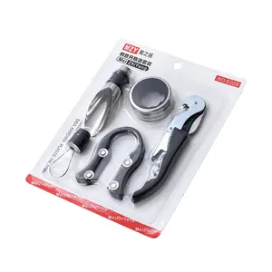 New Vertical Lever Corkscrew Chai Cụ Mở Foil Cutter Wine Tool Set Nút Chai Khoan Lifter Kit Rượu Mở Bar Lever Corkscrew