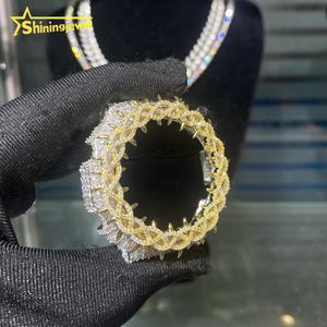 2 Tons Offre Spéciale Fine Iced Out <span class=keywords><strong>Custom</strong></span> Jewelry Hip Hop Moissanite Diamond DW6900 GA2100 Watch Accessory 925 Silver Thorn Bezel - Product Image 4