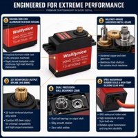 Moteur servo numérique à engrenages métalliques à couple élevé Waillynice TD-8120MG 15KG 20KG 25KG 180 270 pour voiture RC 1/8 1/10 et bras robotique