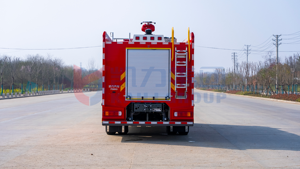 Camion de pompiers HOWO 4x2 avec réservoir d'eau, 350 ch, camion de pompiers à mousse - Product Image 5