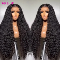 Perruques de cheveux humains bouclés birmans 13x4 avec dentelle frontale HD, cheveux vierges bruts alignés sur les cuticules, perruques sans colle avec dentelle frontale pour femmes noires