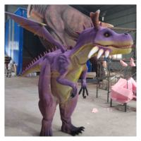 Costume de dinosaure réaliste pour adulte, costume de dragon animatronique réaliste pour les événements sur le thème des dinosaures