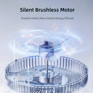 Ventilador de Mesa USB Silencioso Mini com Display Digital Luminoso Ventilador Elétrico Compacto de Alta Velocidade para Escritório Estudantes Uso Doméstico - Product Image 2