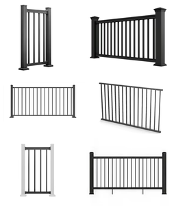 Soporte <span class=keywords><strong>de</strong></span> barandilla metálica <span class=keywords><strong>de</strong></span> diseño <span class=keywords><strong>de</strong></span> acero para terraza, escaleras modernas <span class=keywords><strong>de</strong></span> aleación forjada, valla galvanizada para jardín, interior y exterior <span class=keywords><strong>de</strong></span> villas - Product Image 5