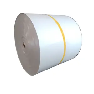 Prix d'usine vente en gros de rouleaux de papier couché Kraft Pe gobelet en papier matières premières rouleau de gobelet en papier enduit pe