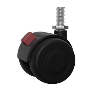 Poluoni Swivel Caster <b>Wheel</b> 50 Mm With Brake Silent Office <b>Chair</b> Furniture Casters - Product Image 1