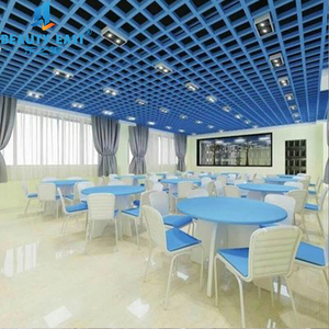 <strong>Egg</strong> <strong>Crate</strong> Look Metal Mesh <strong>Ceiling</strong> Aluminum Grille <strong>Ceiling</strong> Open Cell Strip <strong>Ceiling</strong> - Product Image 3