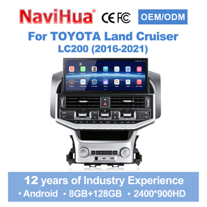 Navihua New Upgrade 15.5'' Android for Toyota Land Cruiser LC200 2016-2021 Car Radio Multimedia Carplay GPS Navigation DSP Unit - Product Image 2