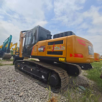 Excavatrice sur chenilles SANY SY215C d'origine, haute performance, 21 tonnes, pour travaux de construction, occasion, à vendre