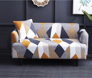 QY nuova vendita calda Nordic INS style soggiorno copridivano copridivano a forma di L copridivano elastico frattale elastico - Product Image 1