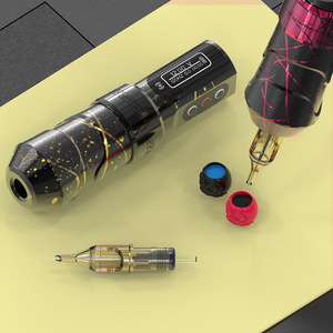 เครื่องสักลายไฟฟ้าไร้สายแบบมืออาชีพ ขายดี พร้อมแบตเตอรี่แบบชาร์จได้ RCA 10000 รอบต่อนาที - Product Image 6