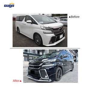 Nouveau pare-chocs avant/arrière GUGO pour Vellfire 30 (2015-2018) en plastique à visser, ajustement universel, résistance aux UV/corrosion - Product Image 2