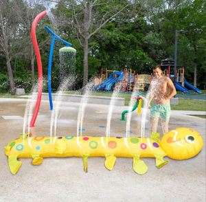 Custom PVC <b>Inflatable</b> Pool <b>Floating</b> Water Spraying Mat for Summer Garden Amusement Play Party Interactive Toy - Product Image 5