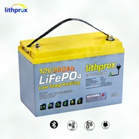 Batterie à décharge profonde robuste 12V 300AH Grade A LiFePO4 pour VR avec BMS intelligent Bluetooth, connecteur Anderson, 6000+ cycles, CE RoHS IP67, OEM ODM