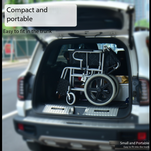 Extra-wide Folding Manual <b>Wheelchair</b> <b>for</b> <b>Travel</b> Detachable Mobility <b>Wheelchair</b> - Product Image 1