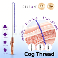 K REJEON Mono Screw Thread 26g 38mm PDO/PCL/PLLA Korea MSDS/ISO/CE untuk Pelatihan Estetika Pengencangan Wajah OEM/ Pengiriman Cepat