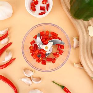 Hachoir manuel de cuisine pour ail, oignon, fruits et légumes - Product Image 3