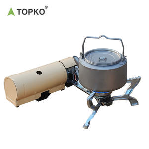 Estufa de Gas Portátil Topko de 1 Quemador con Cilindro, Cocina Profesional para Acampar y Senderismo - Product Image 4