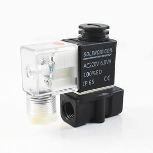 Пневматический электромагнитный воздушный клапан, <span class=keywords><strong>2</strong></span> порта, <span class=keywords><strong>2</strong></span> положения, Airtac AC220V DC24V AC110V DC12V 2P025-08 G1/4 - Product Image 2