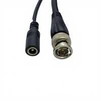 Cable Coaxial RG59 de 10m/15m/30m para CCTV con Conectores BNC DC, Revestimiento de PVC y Conductor de Cobre Libre de Oxígeno