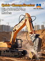 Nueva Excavadora a Control Remoto Huina 2026, Escala 1:24, 2.4GHz, Multifuncional, Vehículo de Construcción RC con Brazo y Cucharón Móviles, Modelo XE1260